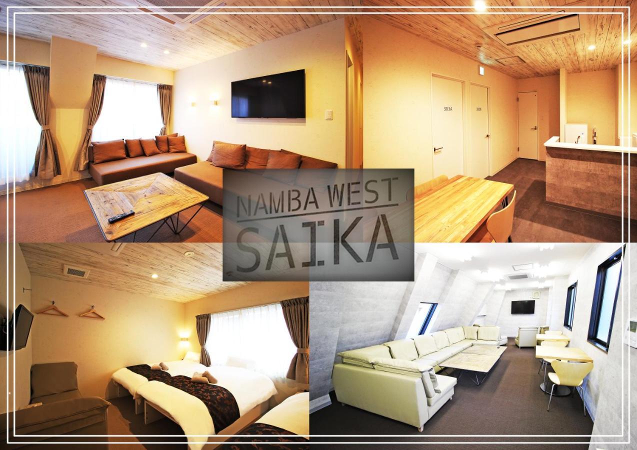 Namba West Saika Apartment Osaka Exterior photo